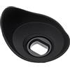 vhbw mirino oculare compatibile con Sony Alpha A6000, 6300, 6000 fotocamera, reflex, DSLR oculare - nero, ruotabile di 360°, ovale