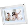 Kaeltsyn Cornice per foto elettroniche in acrilico trasparente con tecnologia 5 / 7 / 10 schermo 4G Storage per ricordi familiari Decors schermo cornice foto digitale con design acrilico trasparente USB