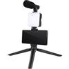 Générique Stand Del Telefono con Un Selfie Leggero 360 | Treppiede Selfie Stick | LED Tipod Selfie Tripod Mount Del Telefono A LED, Treppiede Portatile Multifunzionale Telefono Cellulare per Enr