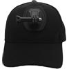 UKCOCO Supporto la Testa per Action Cam con Clip a Sgancio Rapido, Cappello da Baseball Nero Traspirante per Pesca, Escursionismo e Fotografia Outdoor
