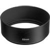 Generico 55MM PARALUCE METALLO standard metal lens hood allluminio parasole 55 MM compatibile con Canon Fujifilm Nikon Olympus Panasonic Samsung Pentax Sigma Tamron Tokina Sony obiettivo