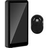 Generico Selfie Monitor Screen, Magnetic Clip-On Screen Live Streaming, Portable Smartphone Accessory for Video Recording Photography Vlogging Content Creation, 10.4x6x1cm, Black