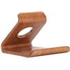 XUXHOU Supporto Telefonico Desktop in Legno Semplice Realizzato in Legno, Design Tenero, Base Stabile, Adatto a Tutti i Telefoni e Tablet, Mostra la Tua personalità (Colore noce)