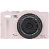 Generic Fotocamera Vlog WiFi con Zoom Digitale 18X Schermo Ribaltabile da 3,0 Pollici per Selfie, Luce di Riempimento a LED