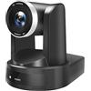 Irfora Telecamera PTZ per conferenze 4K 8MP HD Zoom Ottico 10X USB Videocamera Wireless per sala conferenze Webcam Con telecomando per riunioni Business Education