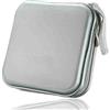 Gadget Hoppa, custodia portatile in plastica, organizer, ideale per audio, MP3, CD video, film, dischi Blu-ray, giochi per console, dischi da DJ (40 / 80 pezzi).