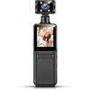 HOMSFOU Mini Videocamera da Corpo con Clip Telecamera Indossabile con Audio per Registrazione Video per Sport Estremi Escursioni Viaggi e Lavoro