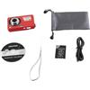 Zisemeil Fotocamera Digitale Fotocamera Fotocamera 8x Card Camera Digitale 5MP 2.7 LCD Set (Rosso)