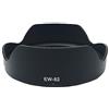 EKSMA Paraluce EW-82, parasole in plastica portatile, accessorio paraluce di ricambio professionale for Canon 16-35mm F4L è obiettivo USM.