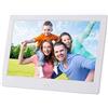 Daoyuan Cornice Digitale Intelligente,Risoluzione Full HD Da 10 Pollici Schermo LED 1024 X 600 Cornici Elettronica,Memoria Cornici Digitali Di 16 GB,Calendario/Sveglia/Foto/Musica/Lettore Video