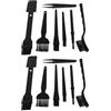 IWOWHERO 2sets Spazzola di Pulizia Antistatica per Tastiera di Strumenti per Pulizia di Dispositivi Elettronici Strumento Portatile Perptop e Schermi di Telefono Setole in Nylon Durevoli