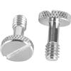 WELDRIC vite a sgancio rapido Adattatore for montaggio a vite da 1/4 a 3/8 con viti ad anello a D e senza for treppiede flash for fotocamera supporto for luce(LS040)