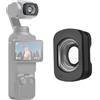 Andoer Obiettivo Grandangolare da 112° Ingrandimento 0,72X Montaggio Magnetico Obiettivo Esterno Della Fotocamera Sostituzione per Accessorio DJI OSMO Pocket 3
