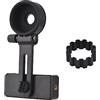 Namolit Telescopio Adattatore per telefono Supporto universale per smartphone per binocolo Microscopio monoculare Cannocchiale Telescopio con clip per telefono