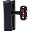 Fowspvzn Manico laterale leggero con fori filettati da 6,35 mm, accessorio per chiave integrata per microfono a gabbia per fotocamera smartphone