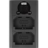 Newell DL-USB-C Doppio Caricatore USB-C NP-FZ100 per Sony