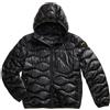 BLAUER PIUMINO CON CAPPUCCIO AD ONDE WAWE