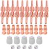 HNJKJEU 50 Pezzi PT31 Taglio Plasma Parkside Accessori Plasma Taglio Ugello Elettrodo Consumabili per CUT-30, 40, 50 LG-40, PT-31 (Esteso)