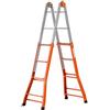 Gierre A0050 Scala telescopica in acciaio Acal100 4+5 pioli (Altezza lavoro: 4.28 m)