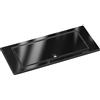 EVOLINE Schulte 1592 7100 1700 EVOline Backflip, 2 prese Schuko, 1 caricatore USB, vetro nero, 38,9 x 27,6 x 17,5 cm