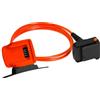 STOCKER - Cavo di alimentazione Magma 160 con clip per cintura, per Art. 312, 316, 317, 318, 580, 581, 582, 583, 584, 585, 612, 613