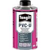 Tangit PVC-U Adesivo speciale con pennello, Tangit PVC colla per assemblare tubi, Colla speciale per incollare tubature idrauliche e giunzioni, 1x500g latta con pennello