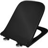 domino Sedile WC con abbassamento automatico per Lavita Parete WC Lago Black