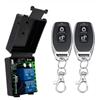 Huudngeje 2 Canali da 433 MHz Wireless Interruttore di Controllo del Modulo Ricevitore AC 85-256V per Porte del Garage, Illuminazione Delle Tende