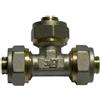 Dianhydro Raccordo a tee per tubo multistrato a stringere 26mm