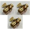 Generico ECI ELETTROFORNITURE 3 PEZZI 0212 SNODO PER TIGE NIPLES OTTONE M10X1 ACCESSORIO PORTALAMPADE