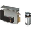 CISA 11721602 Elettroserratura da applicare, 12 V, Zincato/Nero, Entrata 60, mano sinistra