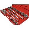 topolenashop SET CHIAVI A BUSSOLA 3/4 21 PZ 19-50mm PER CAMION E TRATTORI CHROME VANADIUM