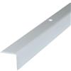 Dalsys Profilo paragradino in alluminio 200cm x 30mm x 30mm per angolo scala per avvitamento argento