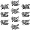 generic Confezione da 10 pomelli in lega di zinco per cassetti della cucina, maniglie per mobili, armadi, porte, maniglie creative in metallo solido, per camera da letto, bagno, credenza, cassettiera