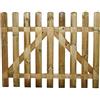 STI Cancello per recinto steccato in legno impregnato 80x100 cm Europa STI