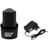 HGTYBCAR Batteria ricaricabile agli ioni di litio da 12 V e 1500 mAh, compatibile con avvitatore elettrico, trapano elettrico, mini smerigliatrice angolare.(1 12V 1 Charger)