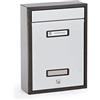 Silmec Cassetta postale componibile piatta SC8 alluminio silver