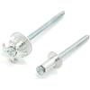IERO - Rivetti a FIORE IERO Alluminio/Acciaio Testa Tonda 4.0x10.0mm - Box da 1000 pezzi