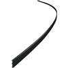 Mai & Mai Guarnizione Porta Cabina Doccia, profilo ricambio, Striscia Impermeabile in PVC Nera per vetro di spessore da 10mm| Lunghezza: 200cm morbido