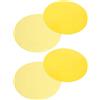 BESPORTBLE Pellicole Autoadesive per Illuminazione LED 10 Pezzi 10 CM Fogli di Plastica Colorati per Lampade e Faretti Filtro Gel Giallo per Decorazioni D'Atmosfera e Uso Domestico