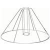 SMITS Telaio per paralume, bianco plastificato, diametro o 10 cm, diametro e 35 cm, altezza 20 cm