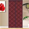 HUAXIQUE Tenda per Porta Inverno Termica Magnetica Tenda Isolante Termico per Porte tenda per porta addensante invernale si Chiude da Sola per porte balcone porta esterna soggiorn 70x250cm Rosso