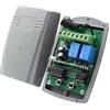 Dieffematic RX2N-BOX Ricevente Radio Bicanale - Compatibile Nice Came Ditec, Miniaturizzata 12-24V 433.92 MHz con Antenna
