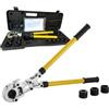 TANIASHOP Pinza Crimpatrice Manuale Pressatrice per Multistrato con Testa Rotante a 360° Pinza per Serra Pinza Crimpatrice idraulica con Matrici Φ 16-20 mm-26 mm-32 mm per Tubo PEX