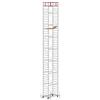 SCEDIL Trabattello altezza di lavoro 13.30 m in acciaio serie M5 LUX made in italy I SCEDIL