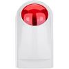 YISEELE Wireless Alarm Siren with 120DB, Power Adapter Sound and Red Flashing Siren for YISEELE Alarm System YX-500/YX-500S/YX-700 (Can't be used alone)