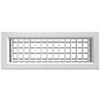 Idrotop ACCES. CLIMA Bocchette Griglie 600X100mm BIANCA con Alette orientabili Singolarmente