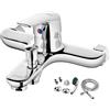 Zilan Rubinetto per vasca da bagno con doccetta (tubo doccia), rubinetto per vasca da bagno, rubinetto da bagno, rubinetto monocomando con doccetta