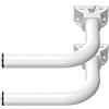 Naroote Montaggio della Staffa del Ponte Wireless, Antenna Impermeabile J Supporti a Palo 2pcs Facile Installazione 150 ° Regolazione per la Ricezione