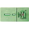 Gedotec - Stencil per foratura, nastro per trapano, cerniera per mobili, verde JIG GRASS, per serie di fori con griglia da 32 mm, made in Austria | plastica PVC verde | 1 pezzo - Calibro comfort